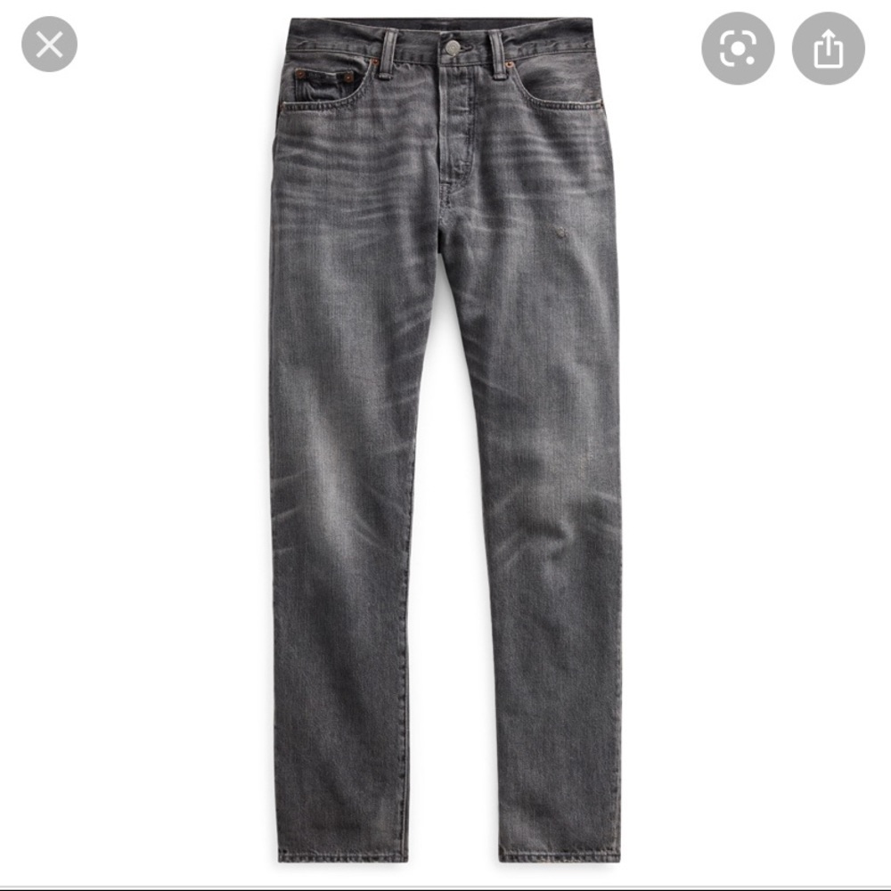 ✨ NWT Ralph Lauren Callen High-Rise Slim
Gray Jeans Denim Women's Chic Fit